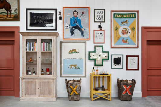 HÁM Whiskey Table - Yellow