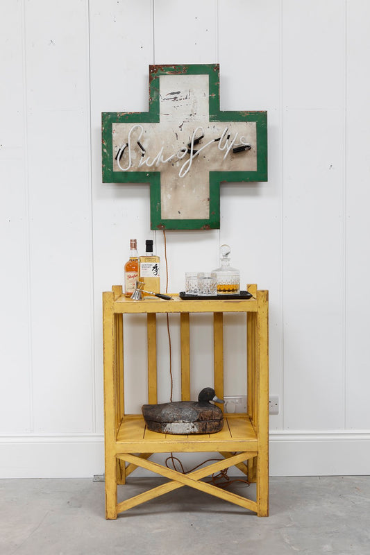 "Sick of Life" Vintage Neon Pharmacist Sign