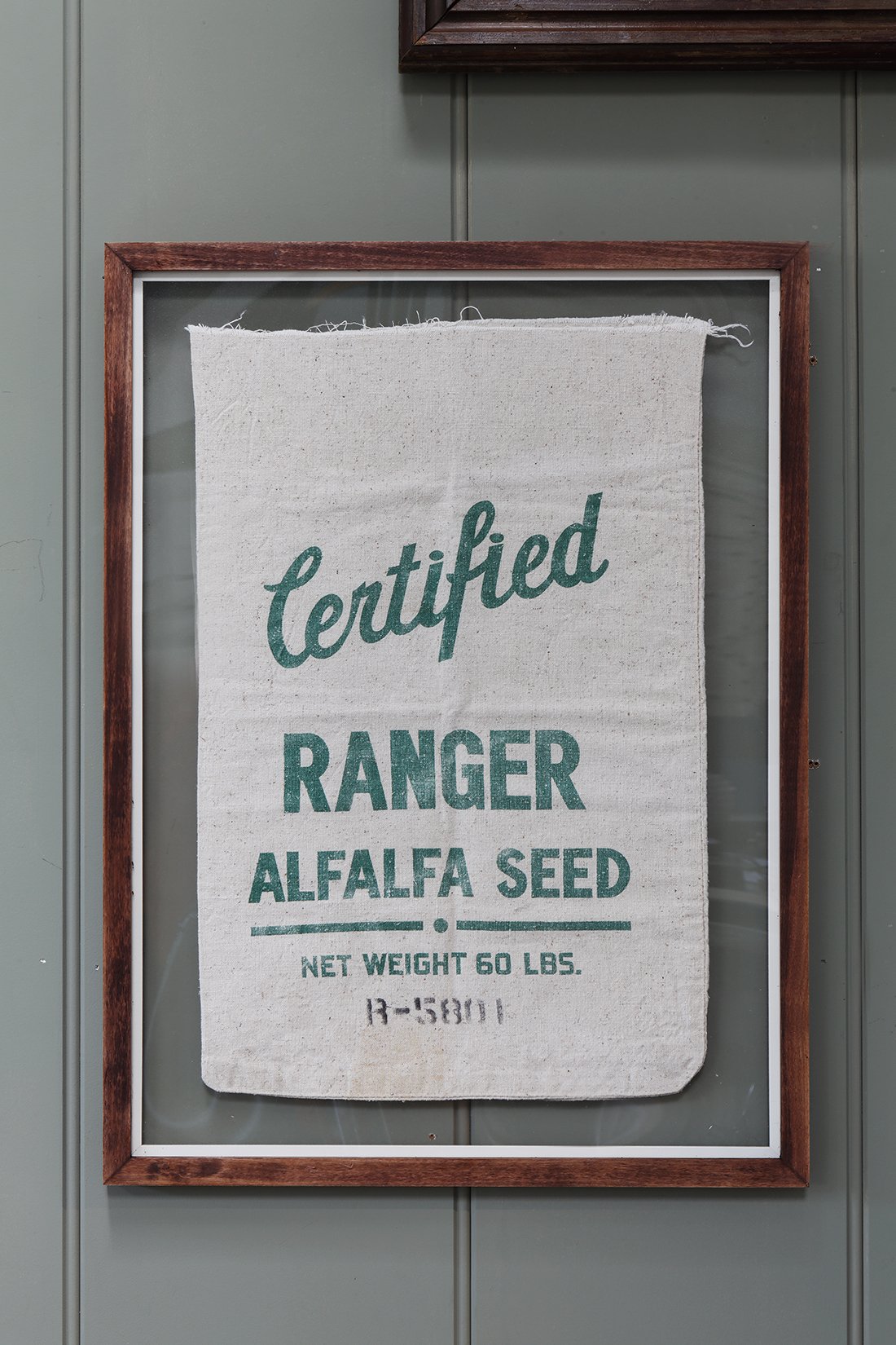 Framed Grain Sack