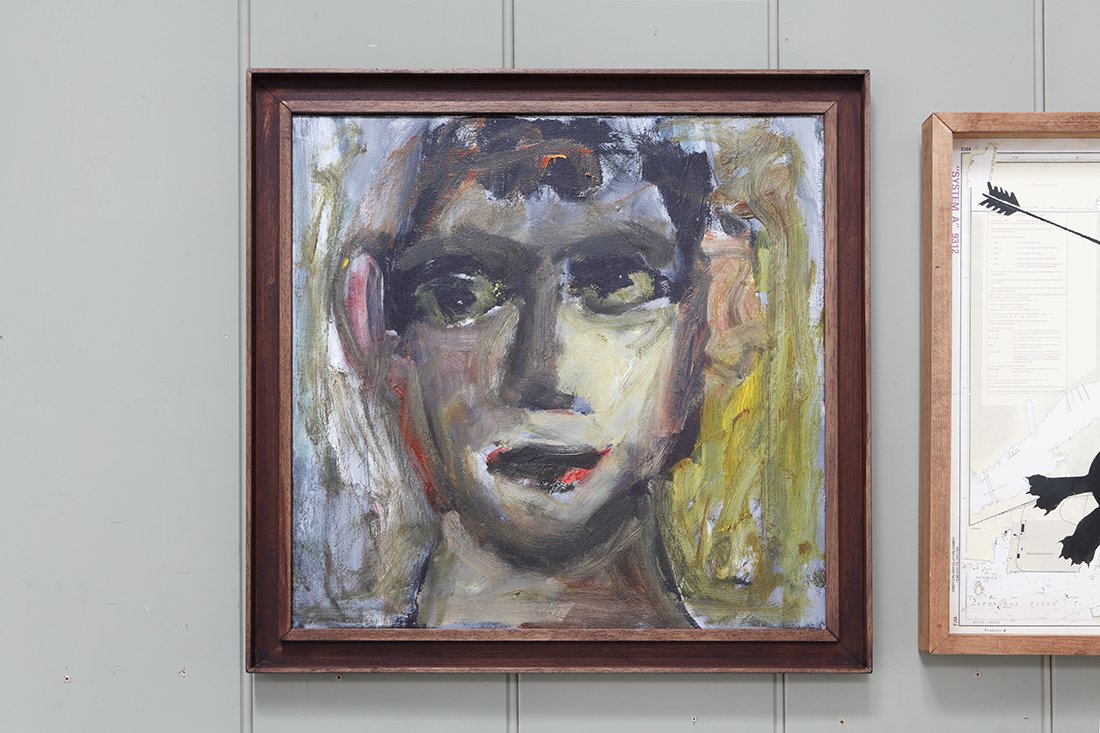 Abstract Painting of a Face