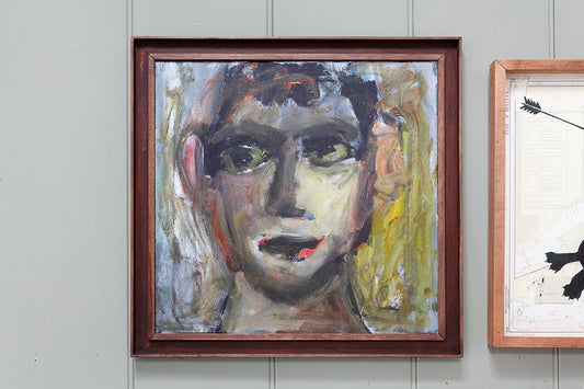 Abstract Painting of a Face