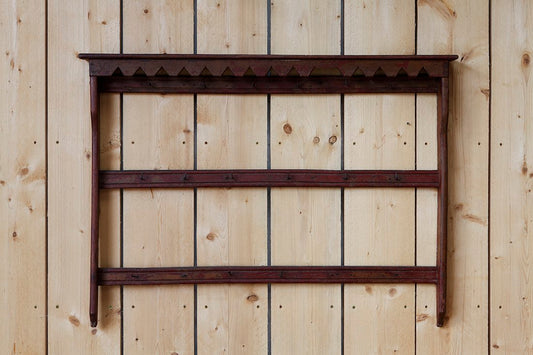 Decorative Pine Antique Wall Shelf