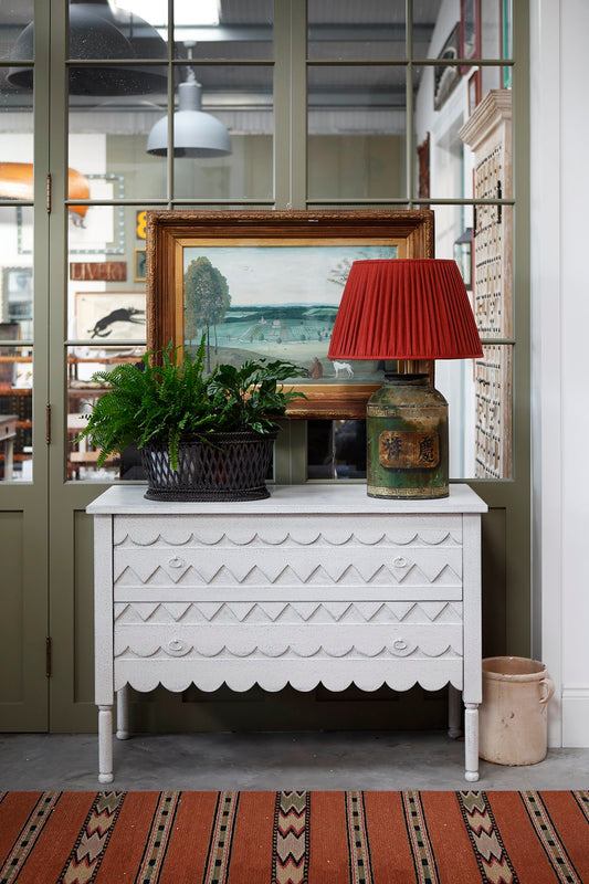 Scalloped Chest of Drawers