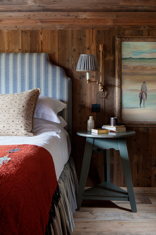 Folk Art Cowboy Landscape