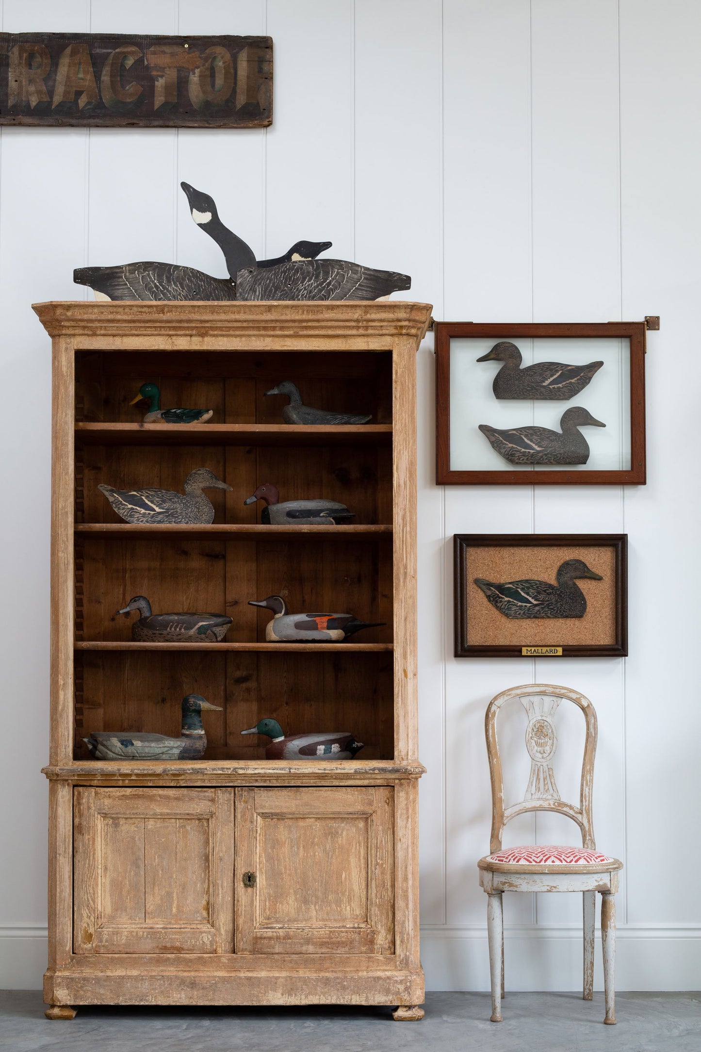 Vintage American Double Decoy Duck