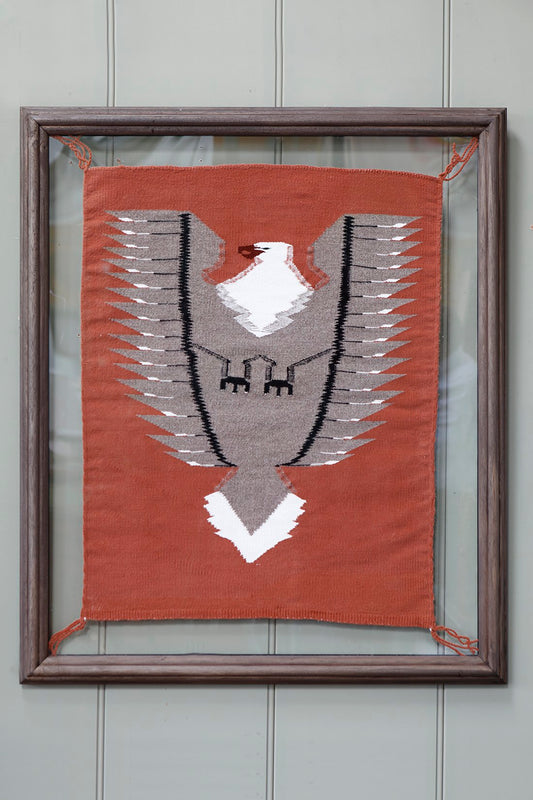 Navajo Textile of an Eagle