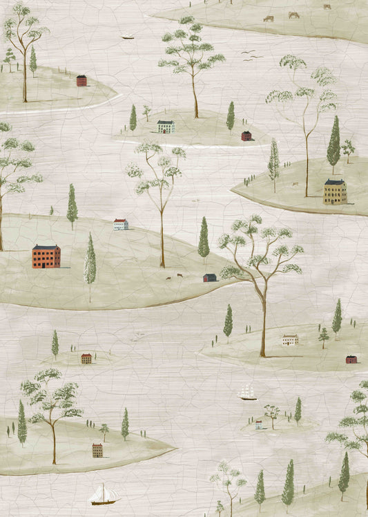 Harbour Island Wallpaper - Stone