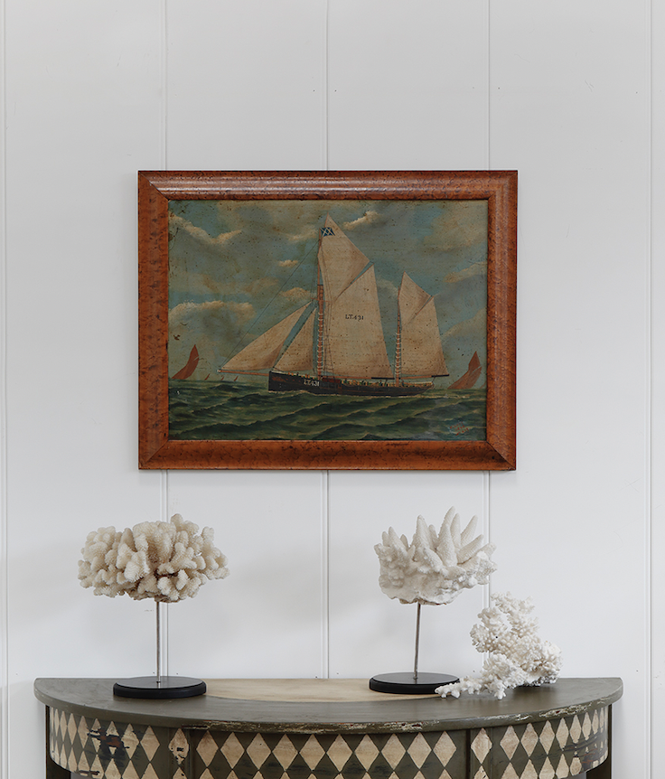 Folky Ship Painting
