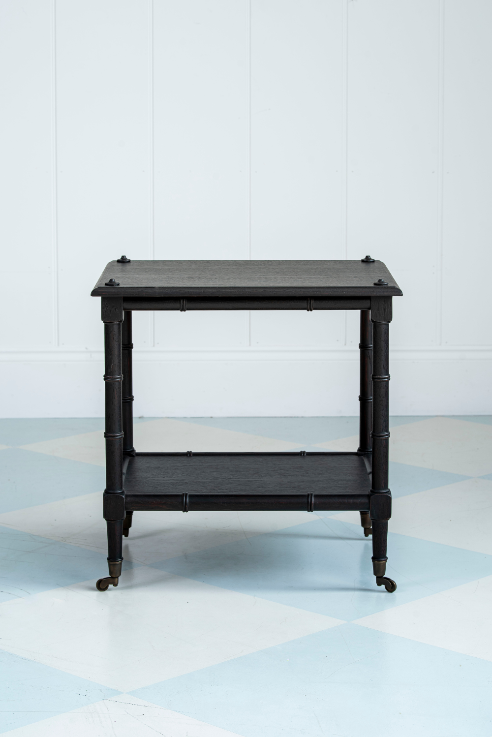 The Bamboo Side Table - Antique Black