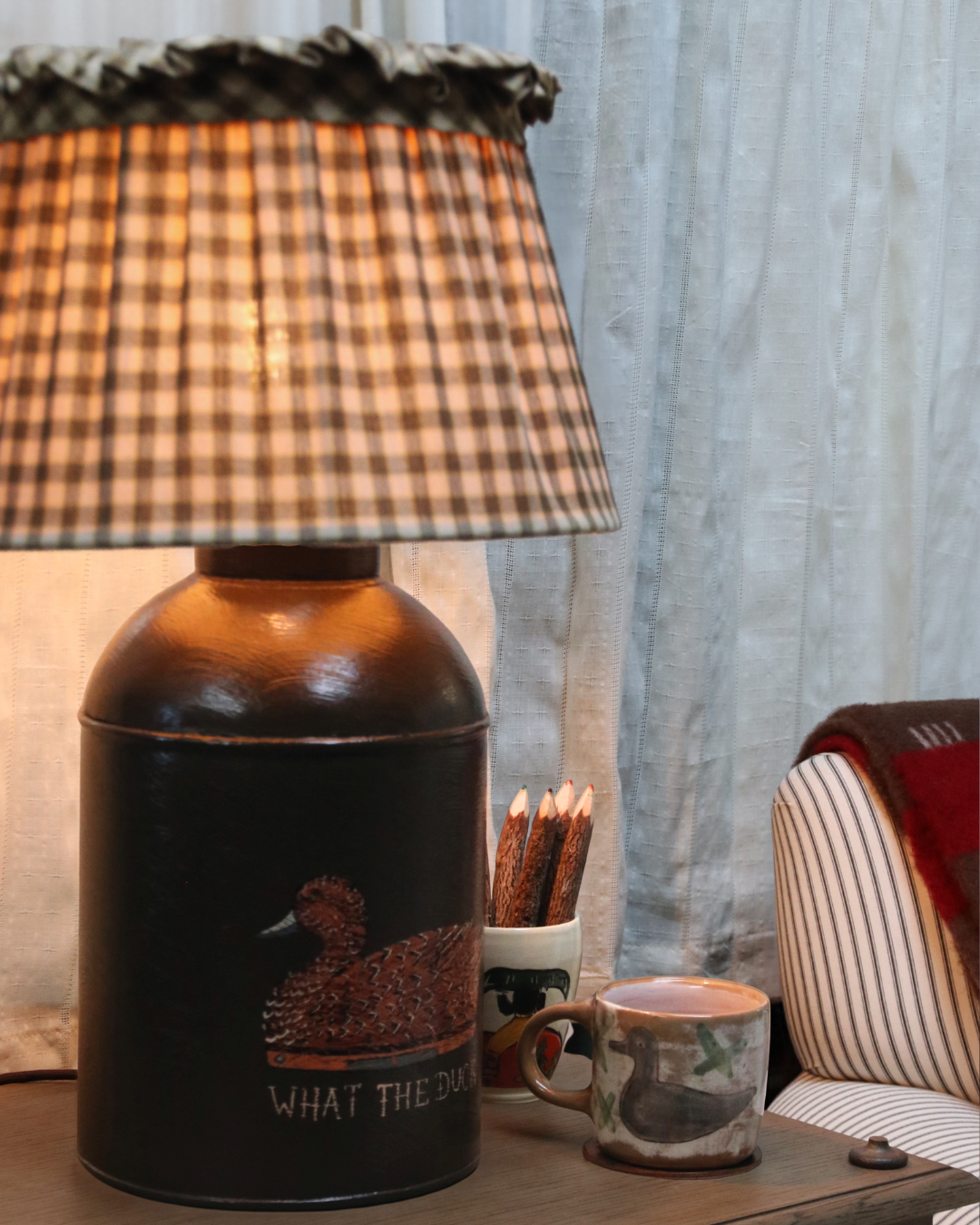 "What the Duck" Tea Caddy Lamp