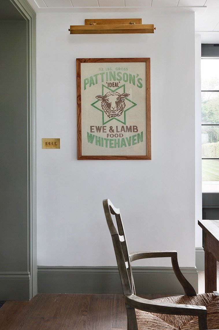 "Ewe & Lamb" Framed Sack