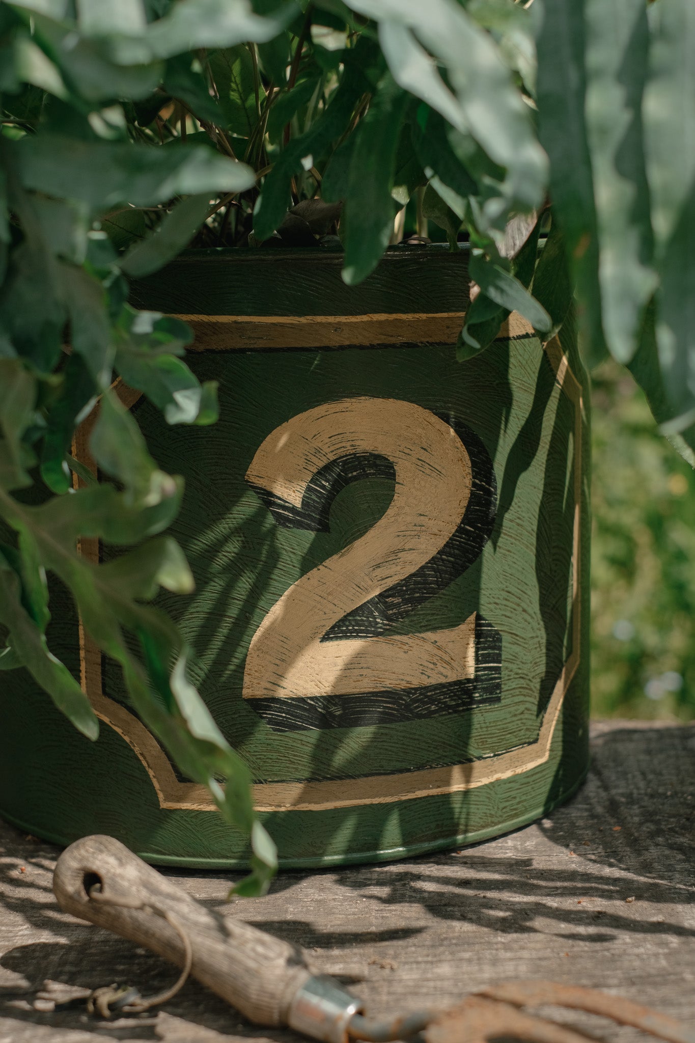 "The Number" Planter