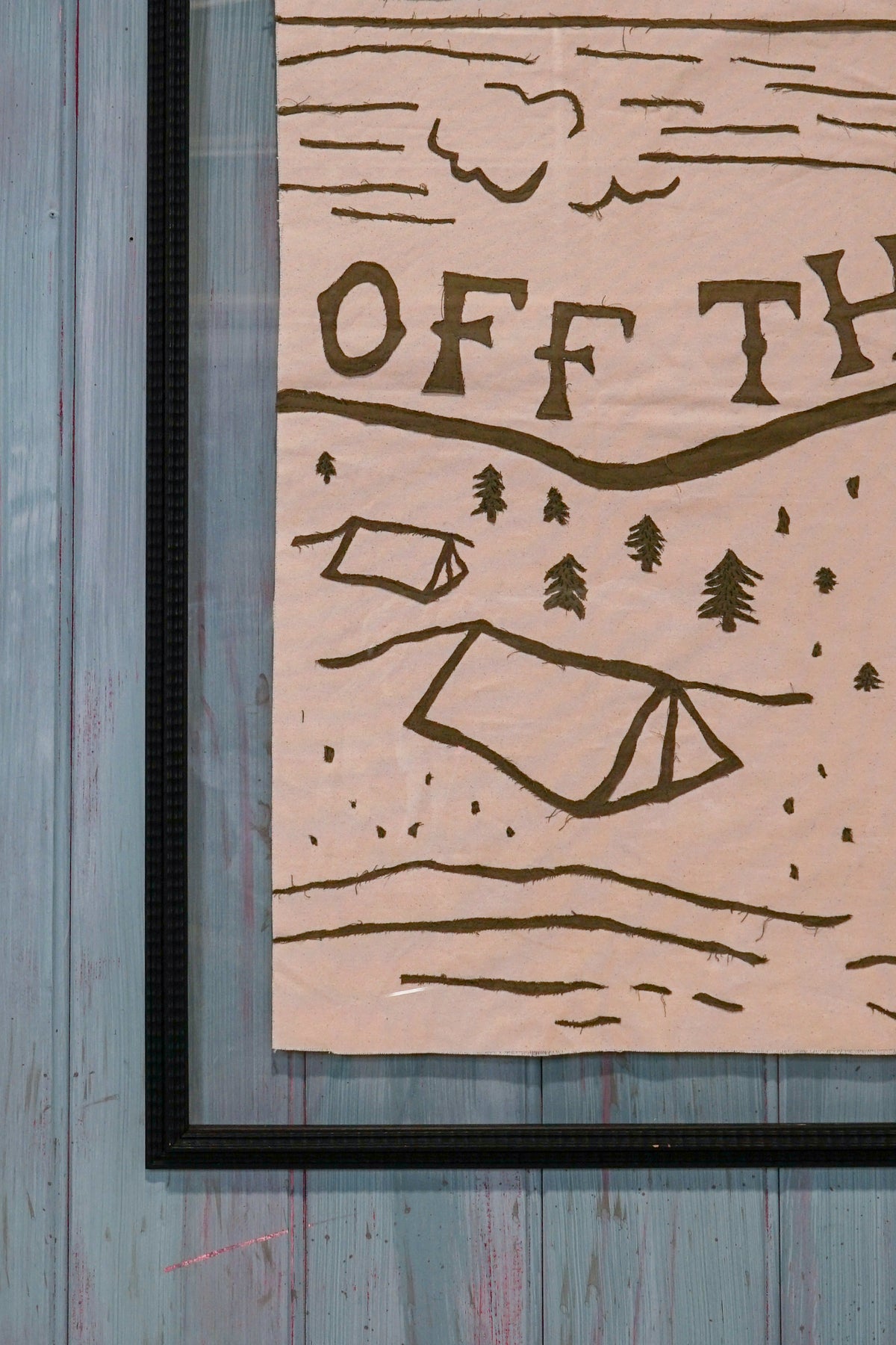 "Off the Grid" Tapestry Flag