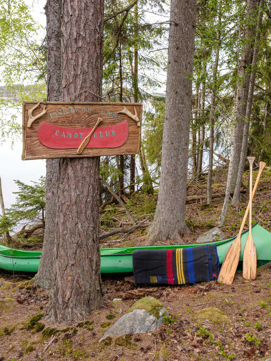 Canoe Club Wooden Sign