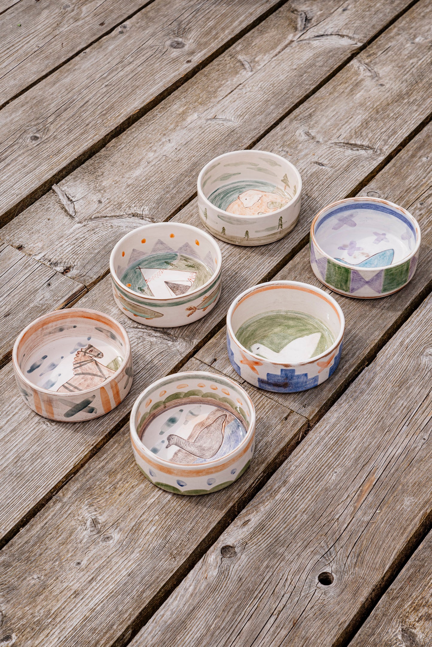 HÁM Ceramic Dog Bowls