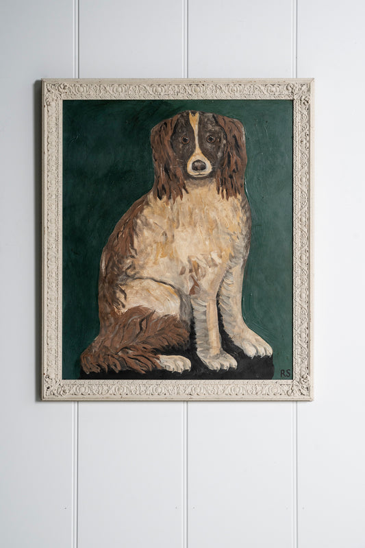 Naive Spaniel Painting