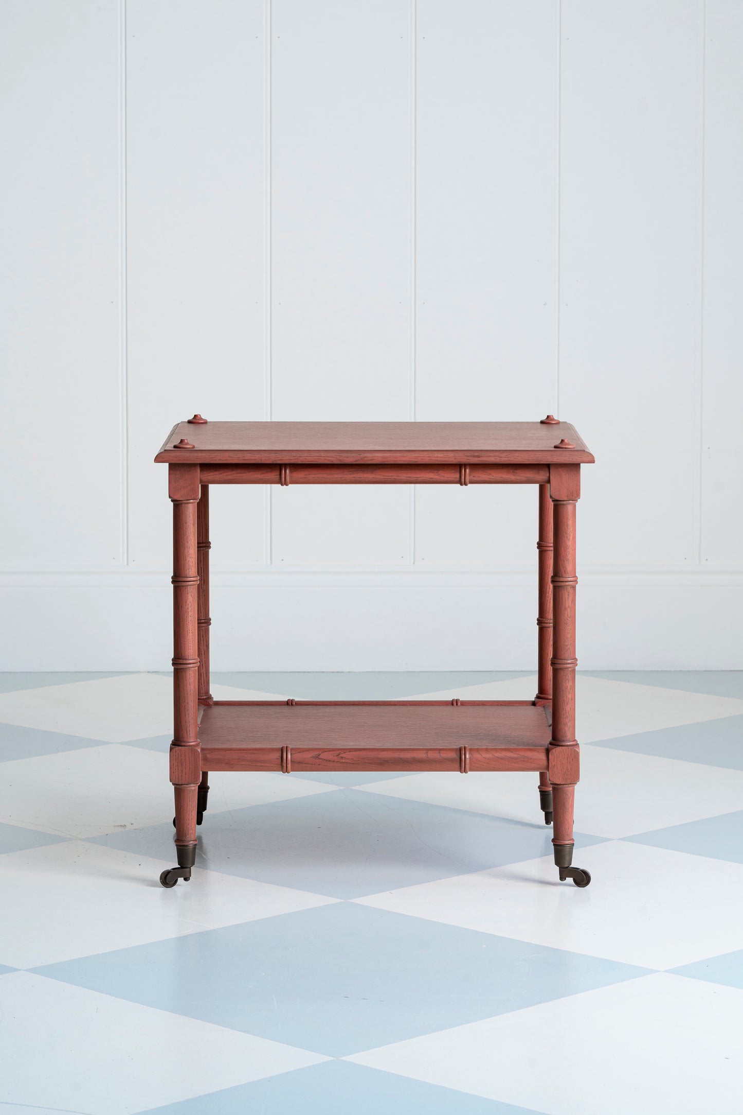 The Bamboo Side Table - California Red