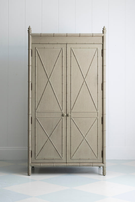 Bamboo Wardrobe - Stone