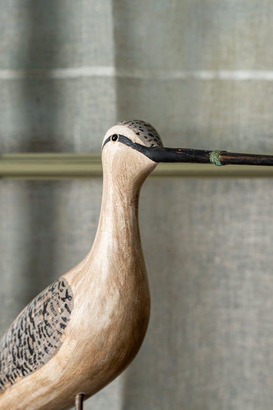 Carved Shorebird