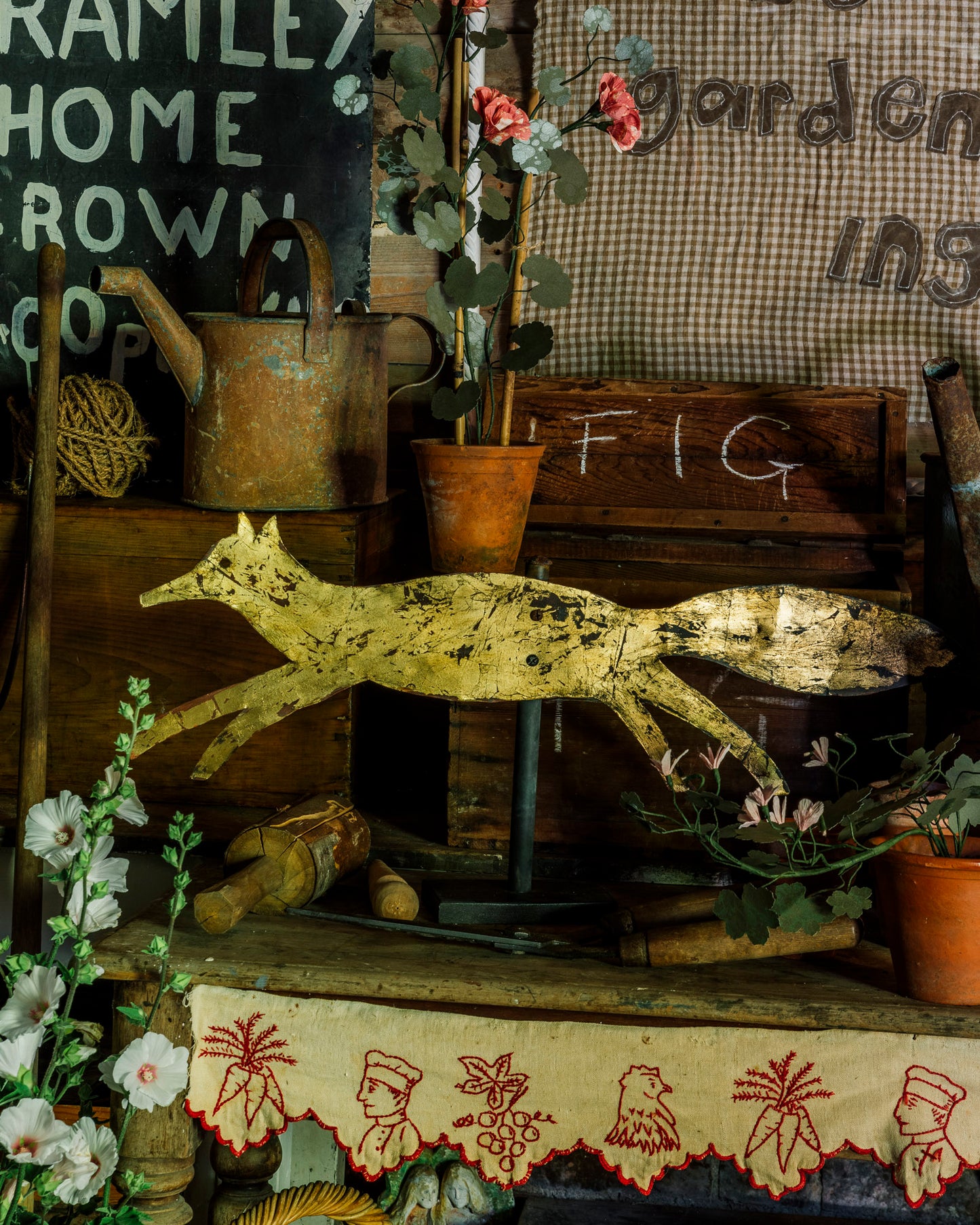 Leaping Fox Weathervane