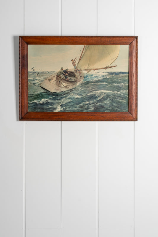 Framed Print of a Sailing Ship