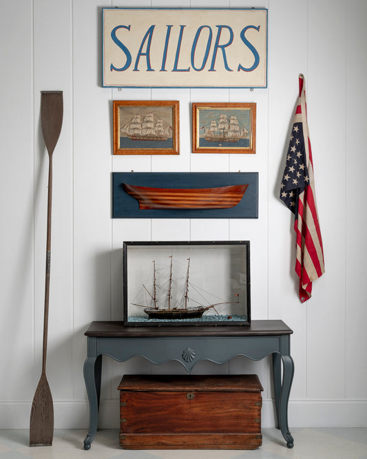 Hand Made Wooden Half Hull