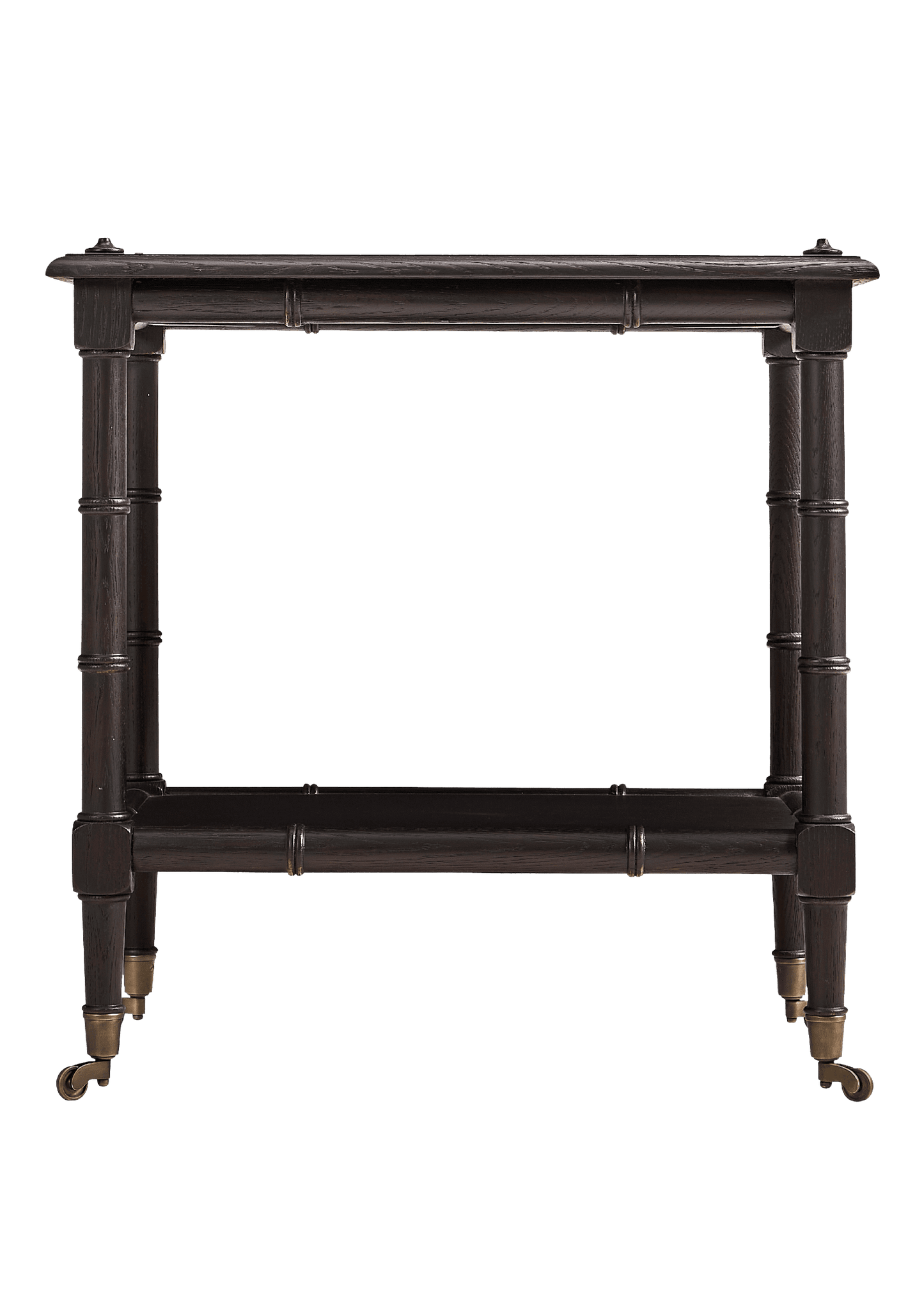 The Bamboo Side Table - Antique Black