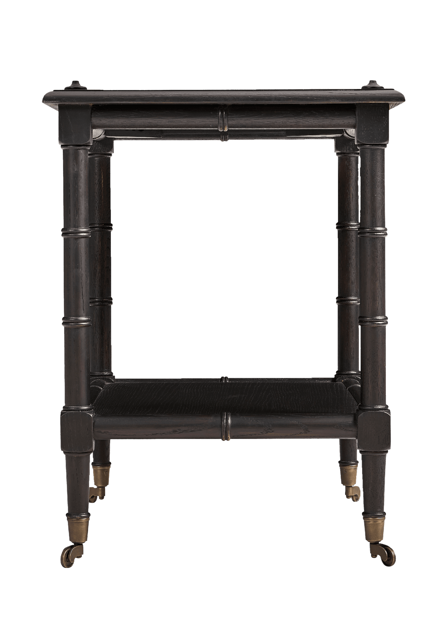 The Bamboo Side Table - Antique Black