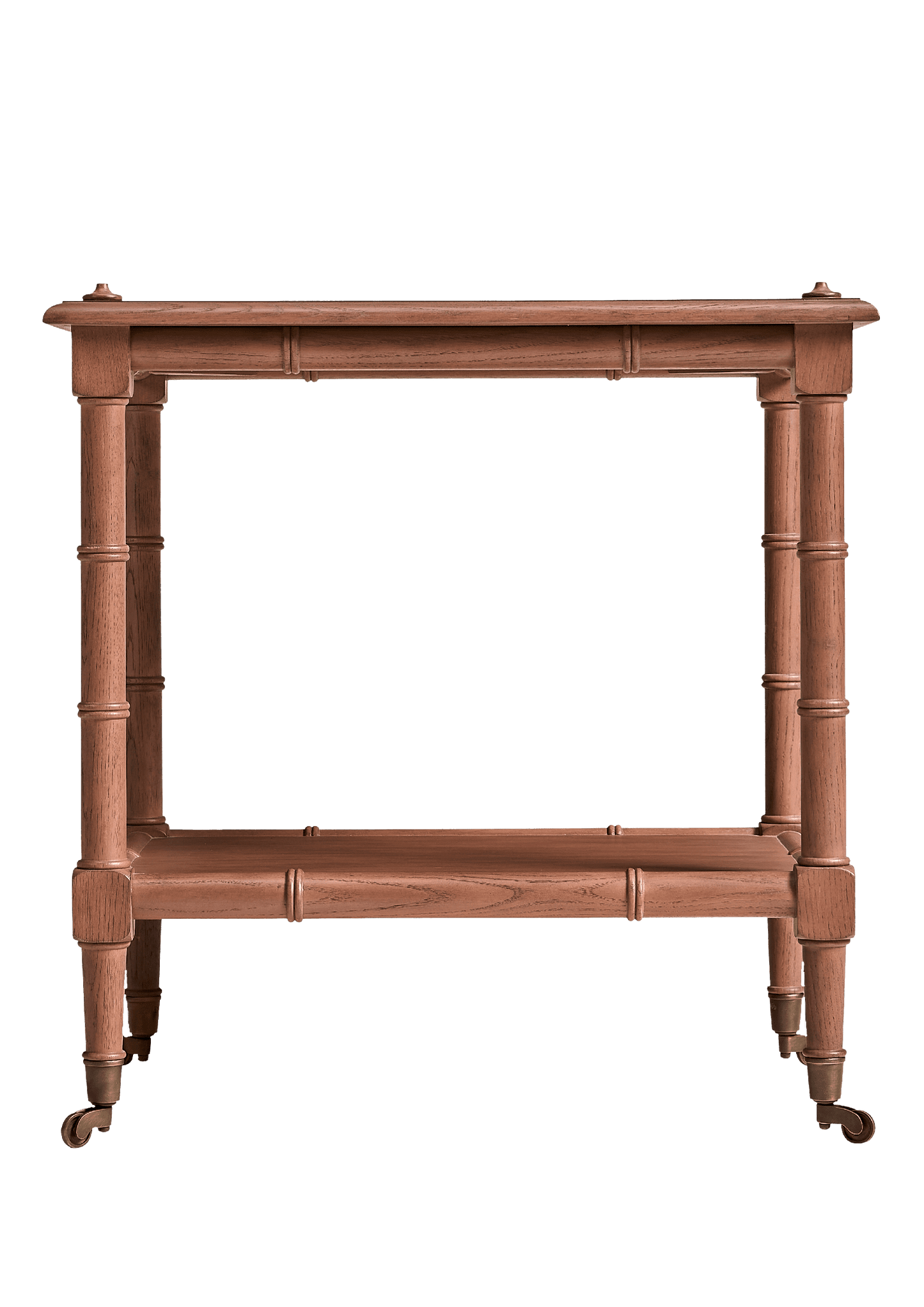 The Bamboo Side Table - California Red