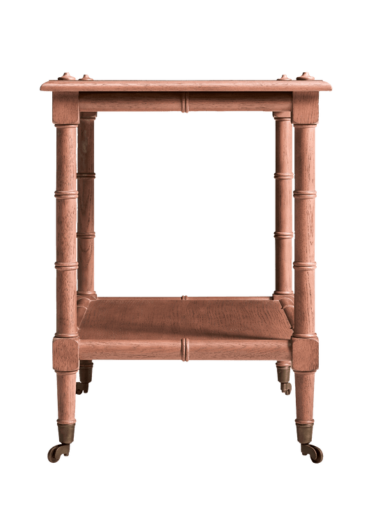 The Bamboo Side Table - California Red