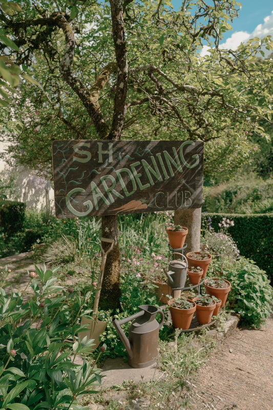 Gardening Club Wooden Sign
