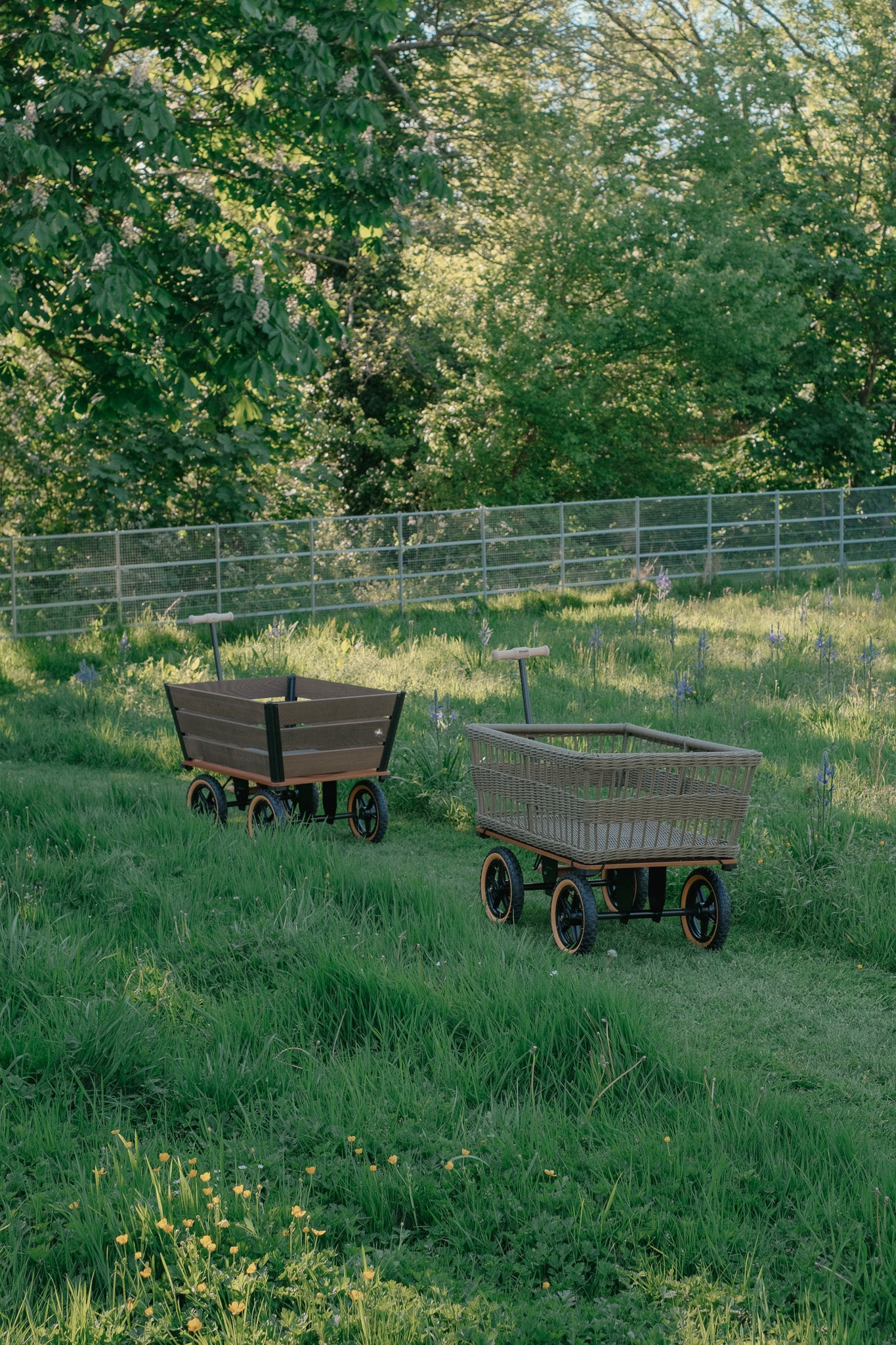 The Wicker Garden Wagon