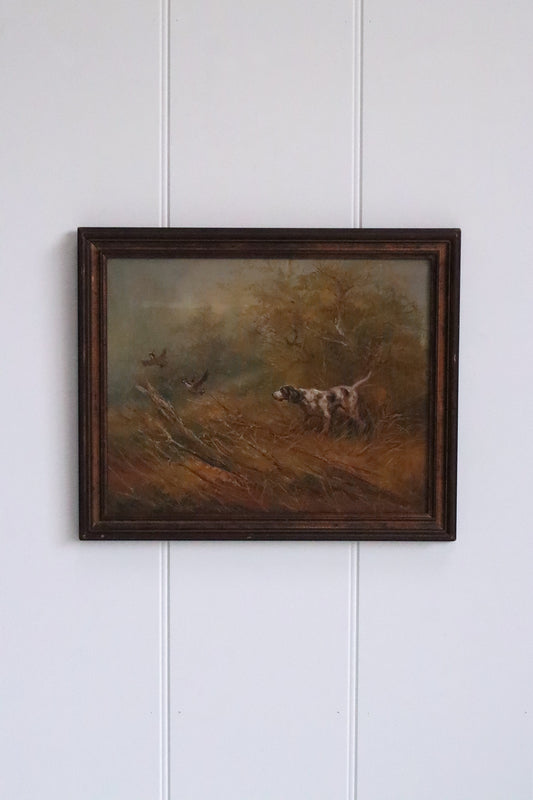 Oil Painting of a Pointer