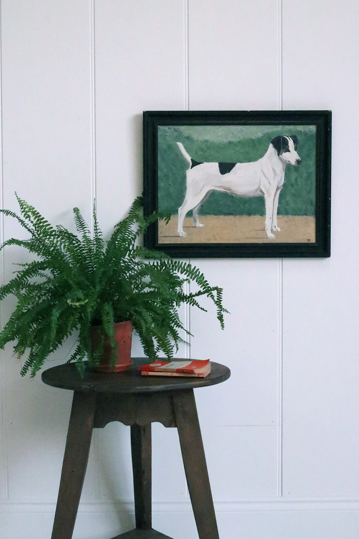 Folky Jack Russell Painting