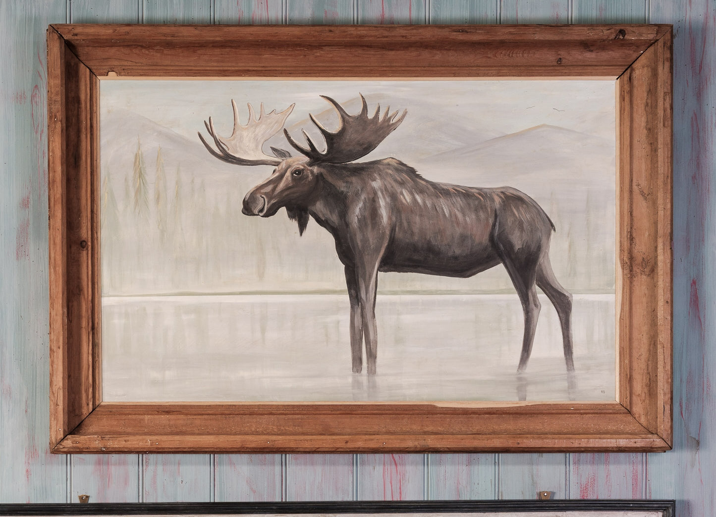 "The Moose" Painting