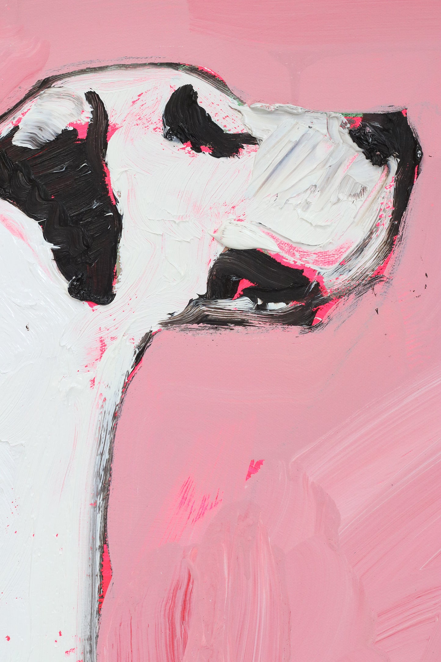 Pink Brutus Oil Painting