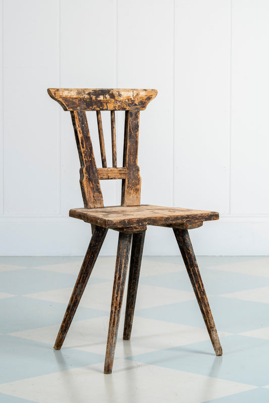 19th Century Swedish Spinners Chair