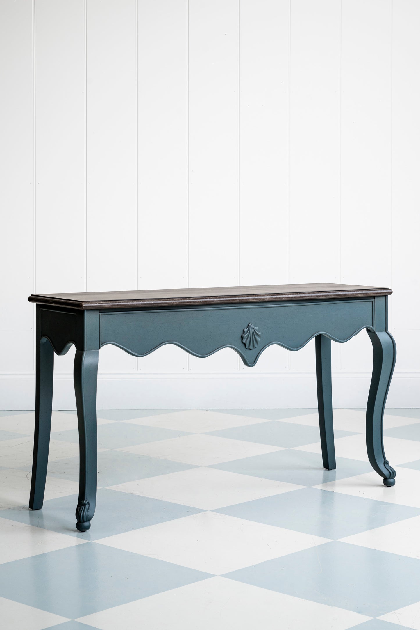 The Shell Console - Antique Blue