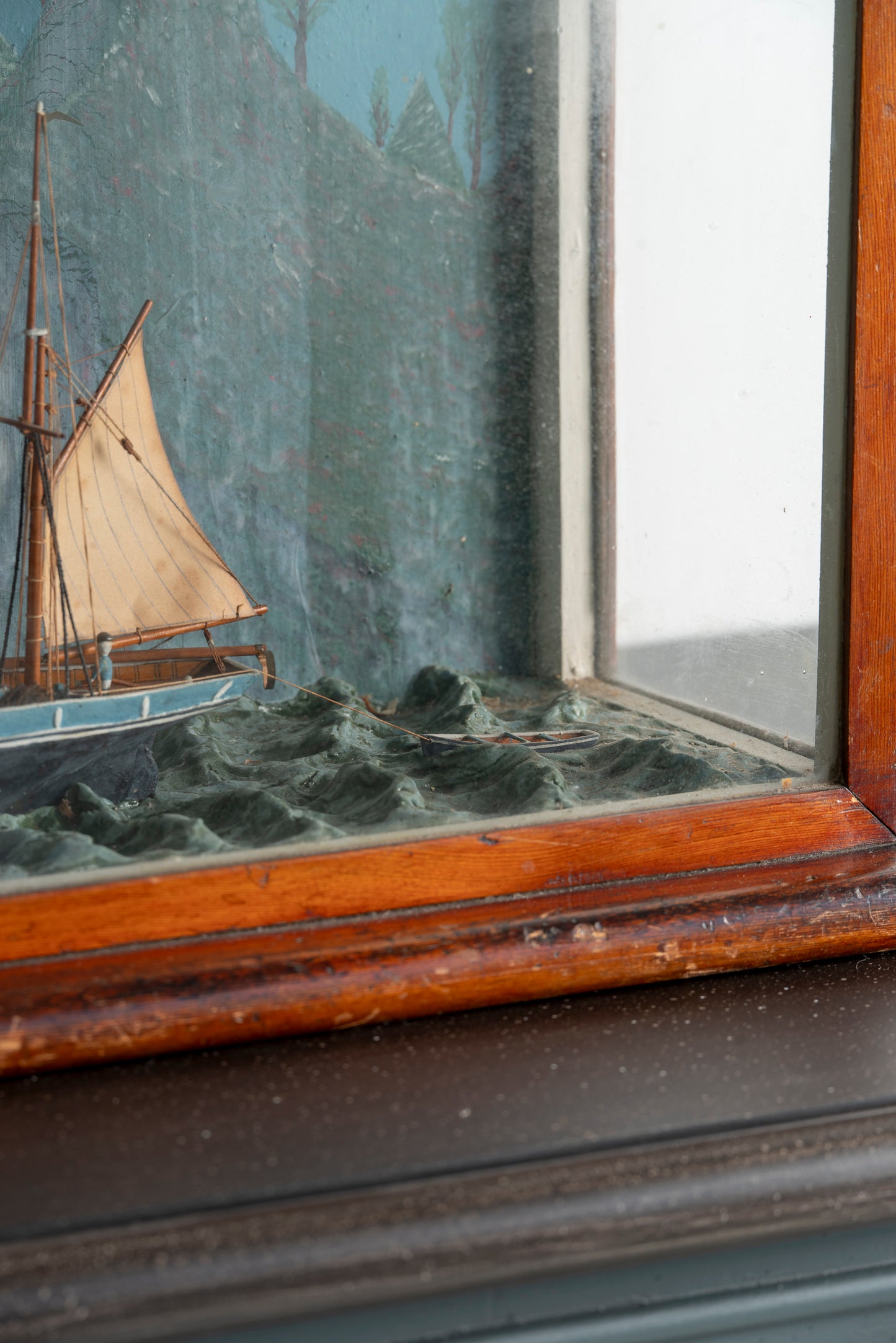 19th Century Sailing Ship Diorama