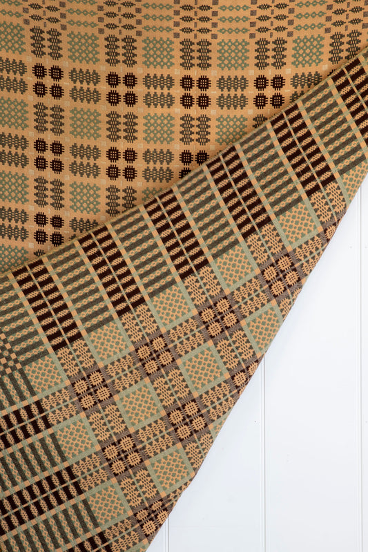 Vintage Yellow Welsh Blanket