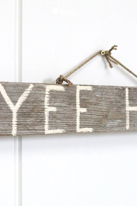 Yee Haw Sign