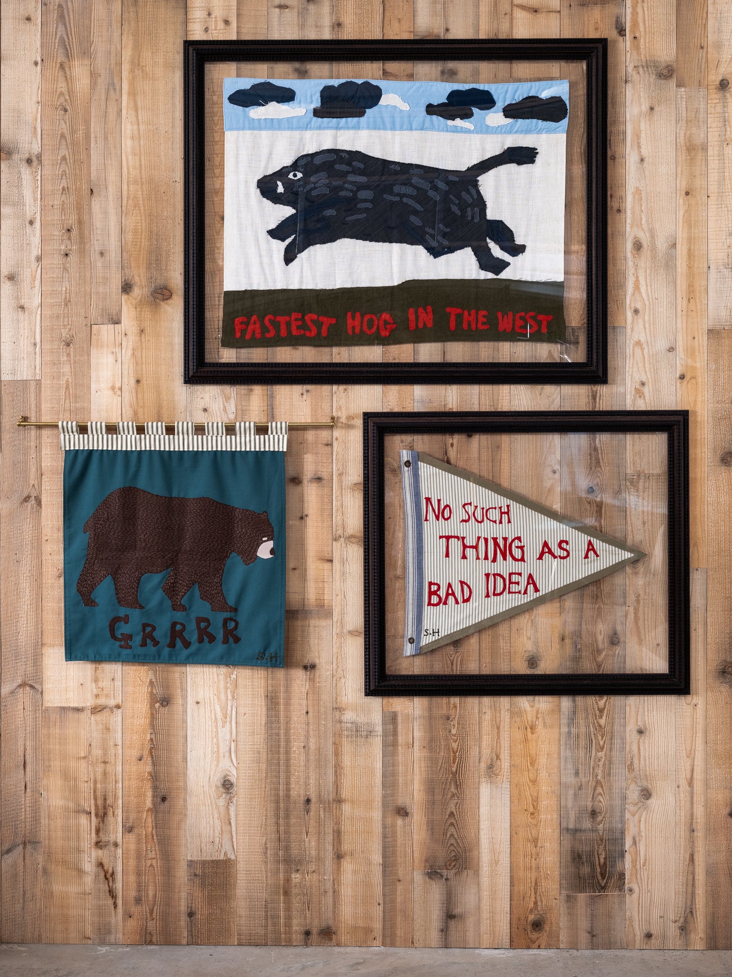"Bad Idea" Tapestry Flag
