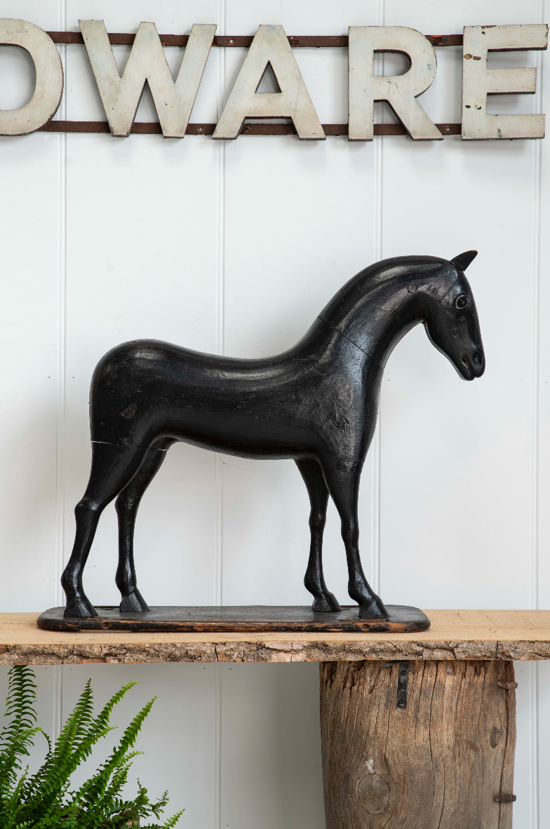 Carved Wooden Horse