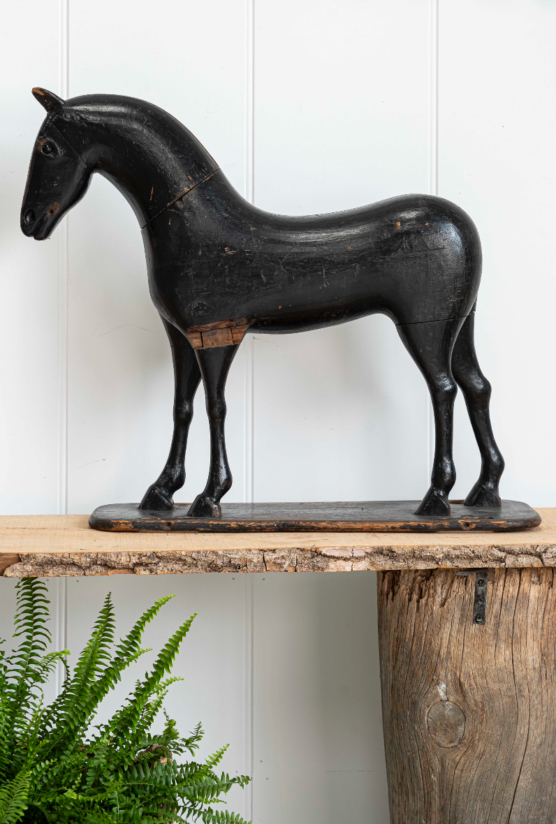 Carved Wooden Horse