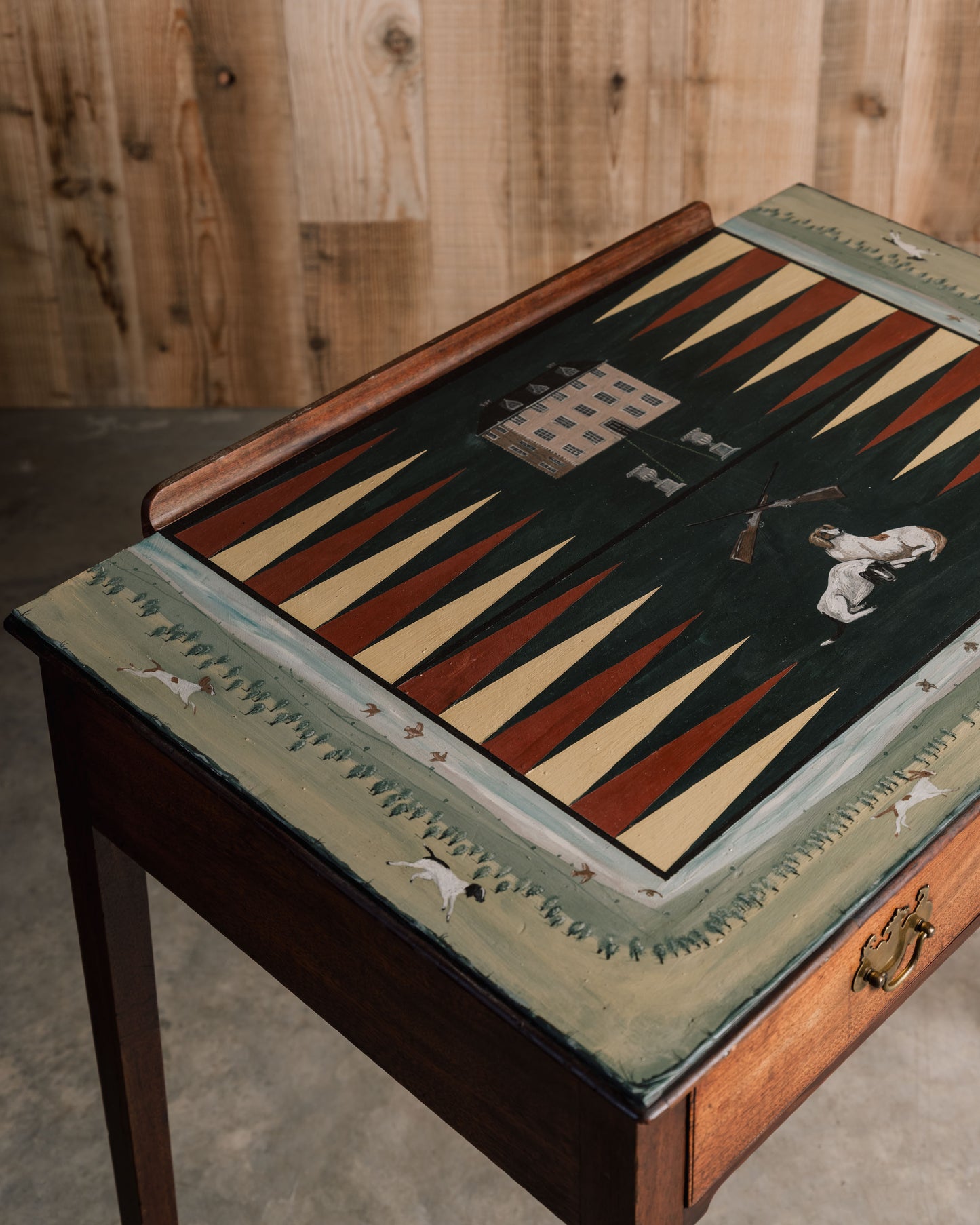 The "Gamekeepers" Backgammon Table