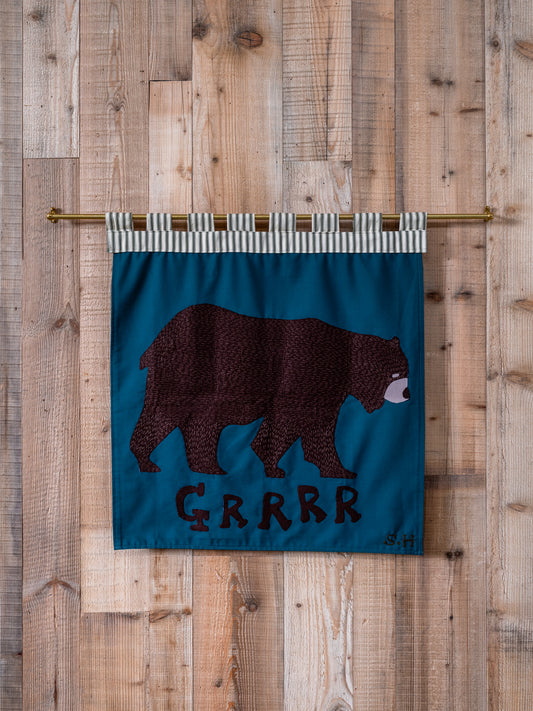 "The Bear" Tapestry Flag