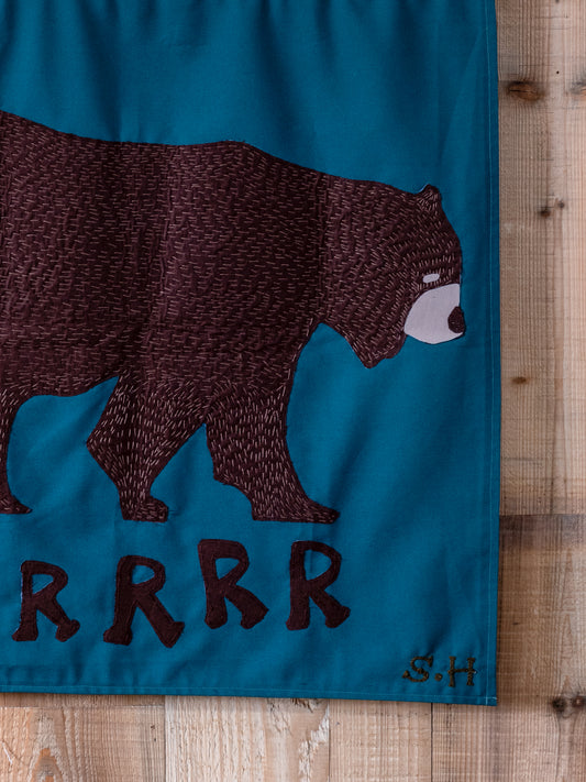 "The Bear" Tapestry Flag