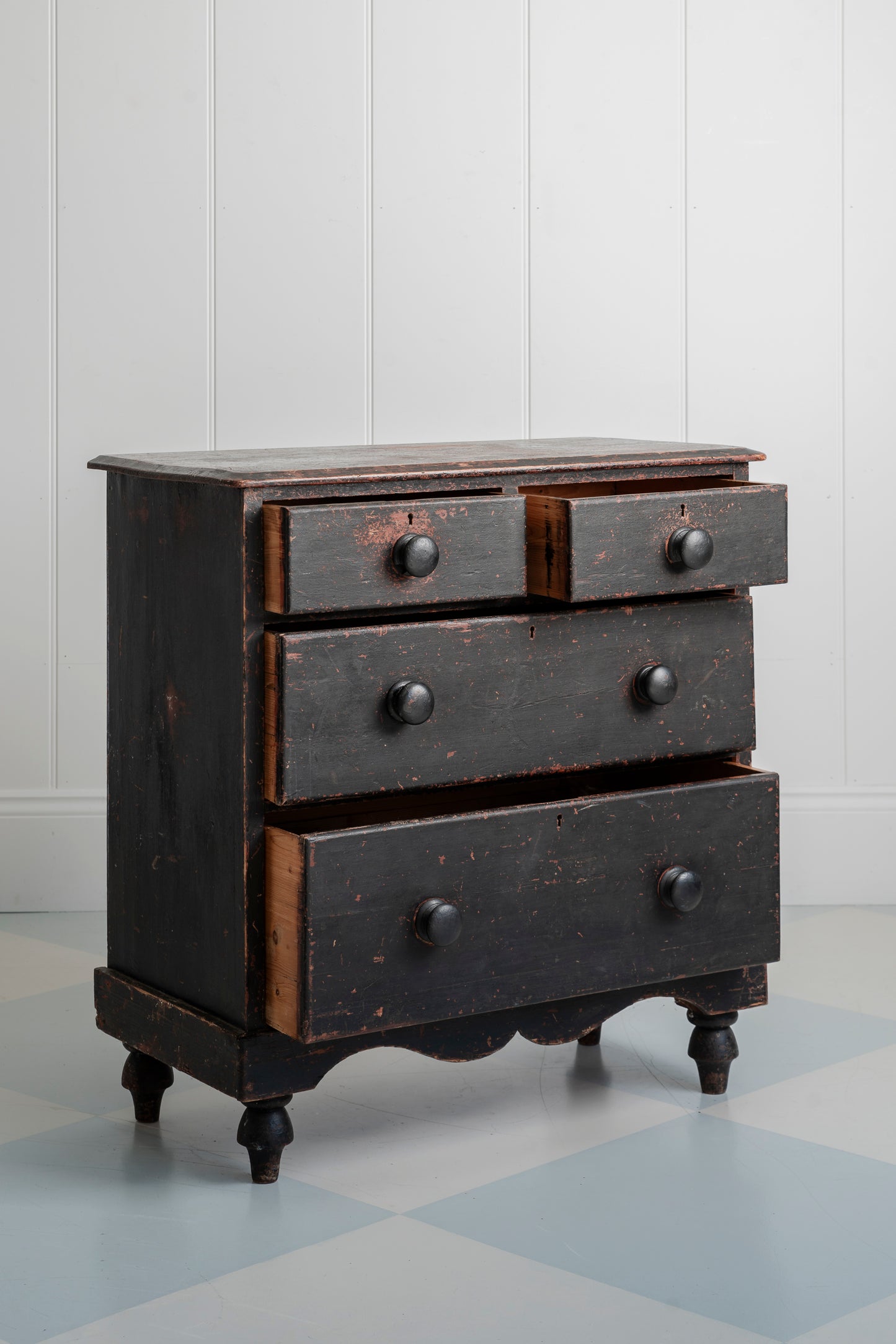 Antique Painted Chest of Drawers