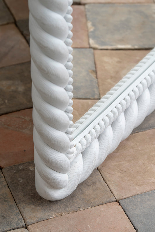 The Rockland Mirror - Plaster White