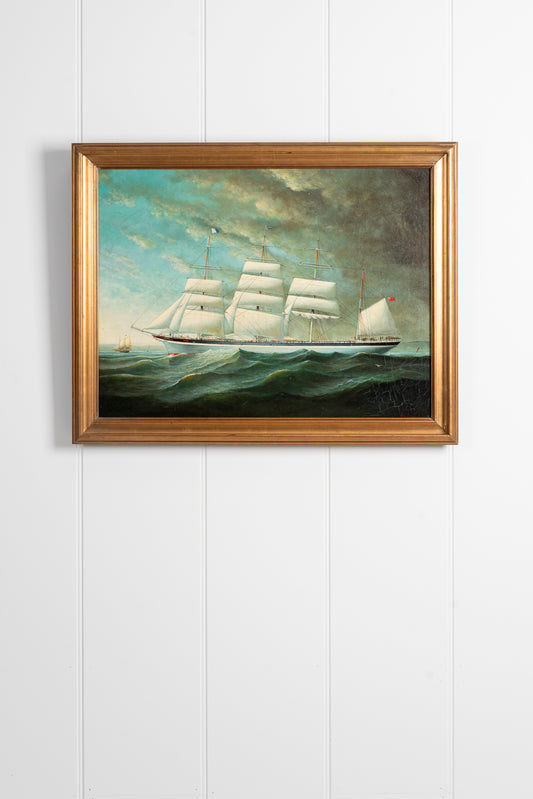 Original Painting of a Clipper Ship